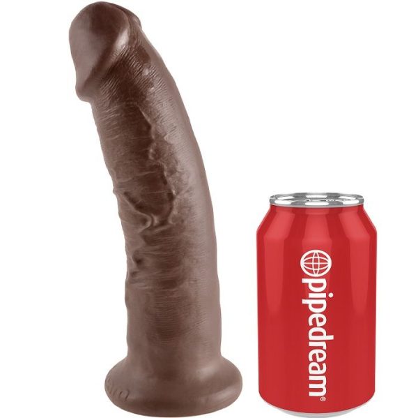 KING COCK - 9 DILDO BROWN 22.9 CM - Afbeelding 3