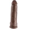KING COCK - 12 DILDO BROWN WITH BALLS 30.48 CM - Afbeelding 3
