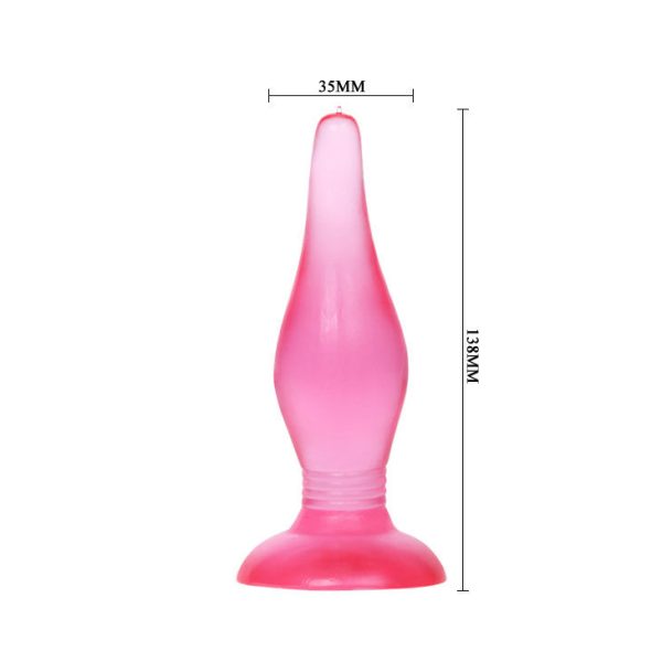 BAILE - LILAC SOFT TOUCH ANAL PLUG 14.2 CM - Afbeelding 3