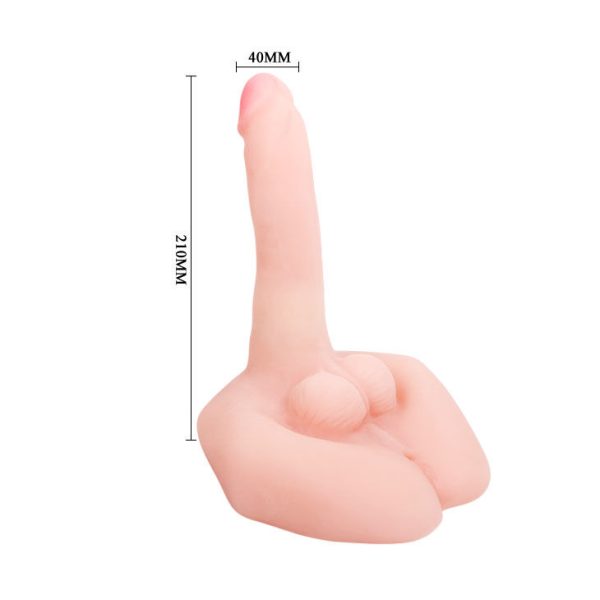 BAILE - MR BIG REALISTIC PENIS AND ANUS MASTURBATOR - Afbeelding 4