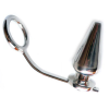 METAL HARD - STEEL RING WITH ANAL PLUG 45 X 50MM - Afbeelding 3