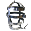 METAL HARD - MASK WITH STEEL NECKLACE - Afbeelding 2