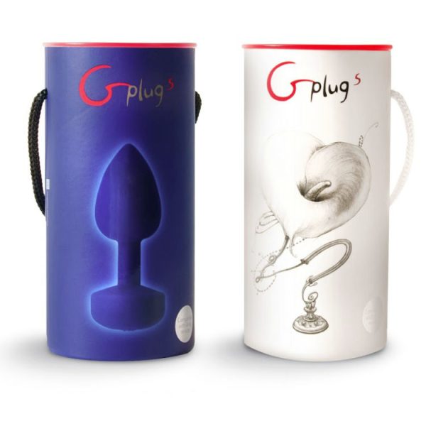 G-VIBE - FUNTOYS GPLUG ANAL VIBRATOR RECHARGEABLE LARGE SKY BLUE 3.9CM - Afbeelding 2