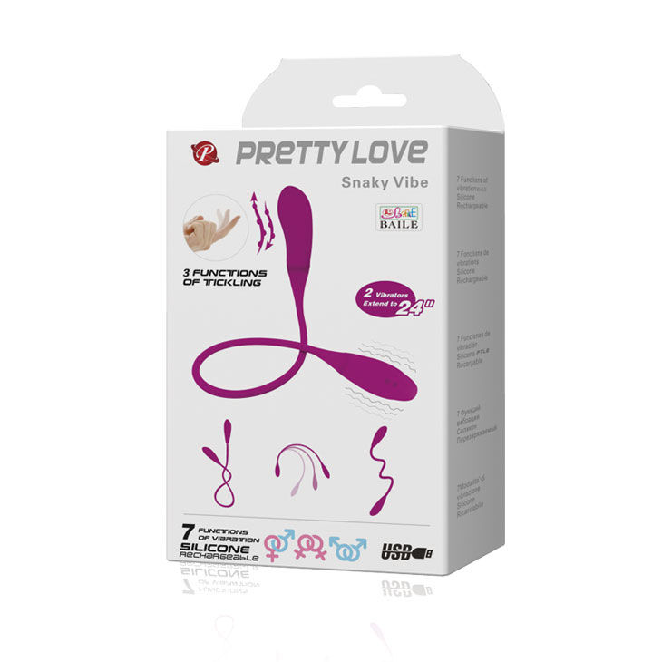 PRETTY LOVE - SMART SNAKY VIBE VIBRATOR 7 V + 3 TICKLING - Afbeelding 9