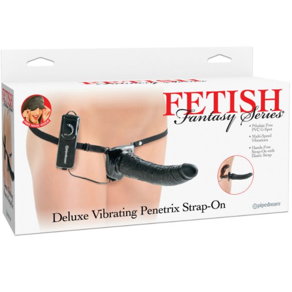 FETISH FANTASY SERIES - SERIES DELUXE VIBRATING PENETRIS STRAP-ON - Afbeelding 2