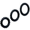BAILE - TITAN SET 3PCS COCK RING BLACK 2.8 + 2.4 + 1.9 CM - Afbeelding 3