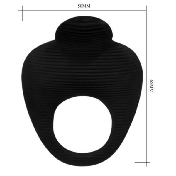 PRETTY LOVE - THIMBLE VIBRATOR RING BLACK - Afbeelding 4