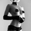 BIJOUX - BURLESQUE SHINY NIPPLE COVERS WITH BOW - Afbeelding 2