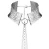 BIJOUX - DÉSIR MÉTALLIQUE SILVER METALLIC NECKLACE - Afbeelding 2