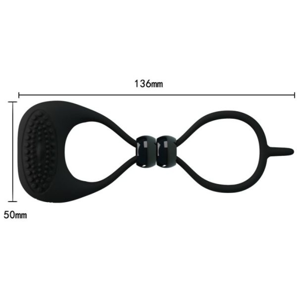 PRETTY LOVE - DOUBLE RING FOR PENIS AND TESTICLES - Afbeelding 6