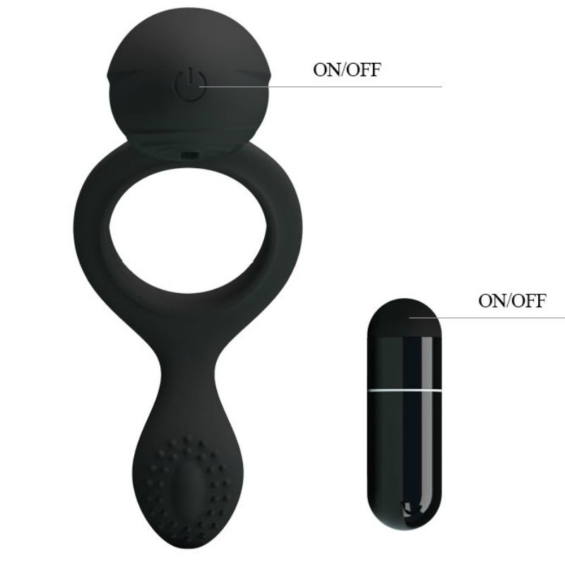 PRETTY LOVE - ETHEL VIBRATING RING WITH STIMULATOR - Afbeelding 6