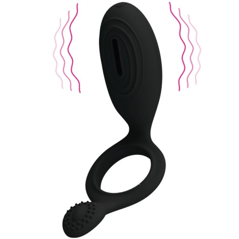 PRETTY LOVE - ETHEL VIBRATING RING WITH STIMULATOR - Afbeelding 9