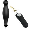 PRETTY LOVE - SILICONE ANAL PLUG 12 VIBRATION MODES BLACK - Afbeelding 8