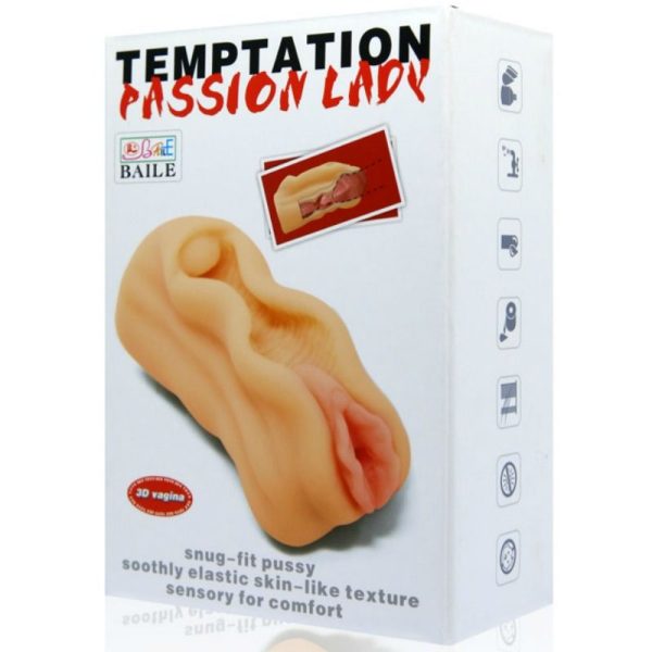 BAILE - MINI MALE MASTURBATOR VAGINA LIPS DESIGN - Afbeelding 5