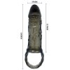 BAILE - PENIS EXTENSION SHEATH WITH STRAP FOR TESTICLES 11.5 CM - Afbeelding 6
