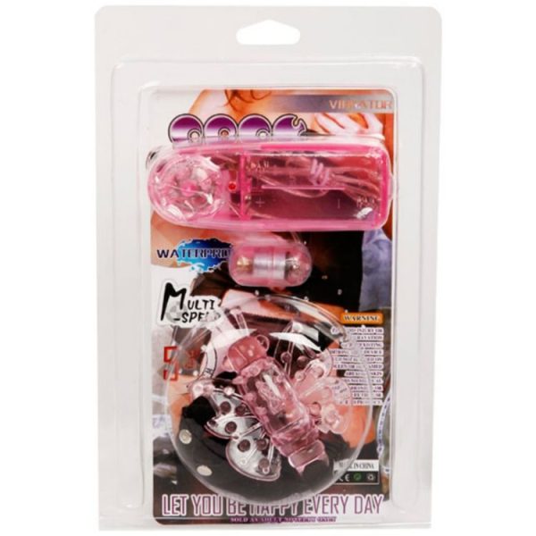 BAILE - HARNESS WITH MULTIVESPEED VIBRATING BUTTERFLY - Afbeelding 8