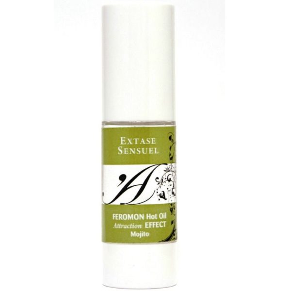 EXTASE SENSUAL - HEAT EFFECT MASSAGE OIL WITH MOJITO PHEROMONES 30 ML - Afbeelding 2