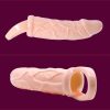 BAILE - PENIS EXTENDER SHEATH WITH VIBRATION AND STRAP FOR TESTICLES 13.5 CM - Afbeelding 3