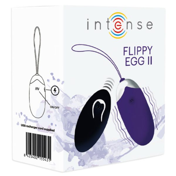 INTENSE - FLIPPY II VIBRATING EGG WITH REMOTE CONTROL PURPLE - Afbeelding 5