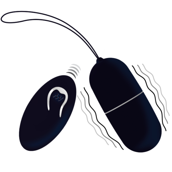 INTENSE - FLIPPY I VIBRATING EGG WITH REMOTE CONTROL BLACK - Afbeelding 4