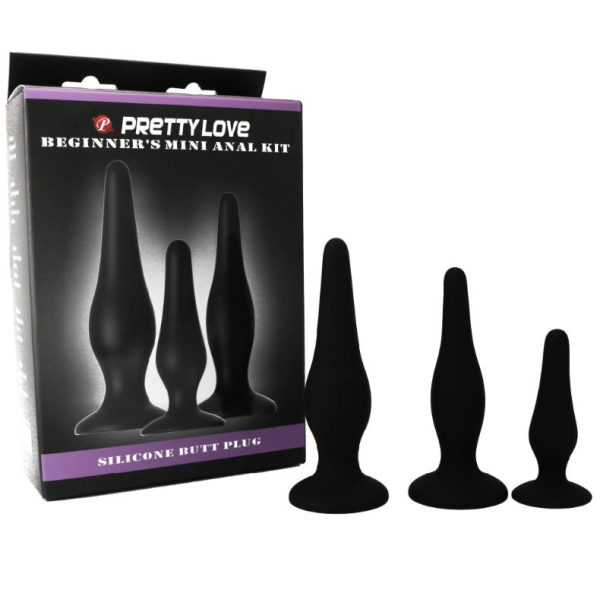 PRETTY LOVE - ANAL PLUGS SILICONE INITIATION KIT - Afbeelding 4