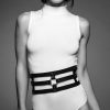 BIJOUX - INDISCRETS MAZE BELT WITH STRAP BLACK - Afbeelding 2