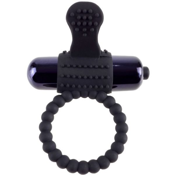 FANTASY C-RINGZ - BLACK SILICONE VIBRATING RING - Afbeelding 2