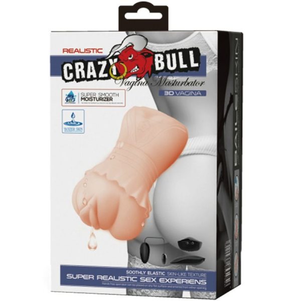 CRAZY BULL - WATER SKIN VAGINA MASTURBADOR WITH VIBRATING BULLETS - Afbeelding 9