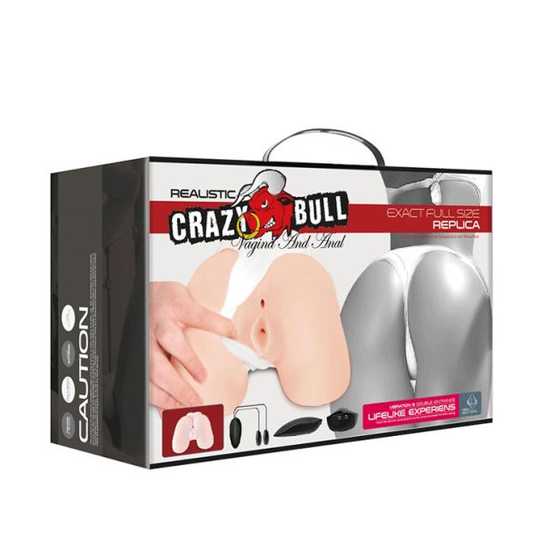 CRAZY BULL - REALISTIC VAGINA AND ANUS WITH VIBRATION POSITION 5 - Afbeelding 8
