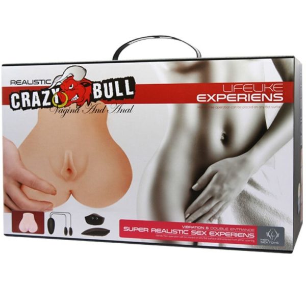 CRAZY BULL - REALISTIC VAGINA AND ANUS WITH VIBRATION POSITION 7 - Afbeelding 8