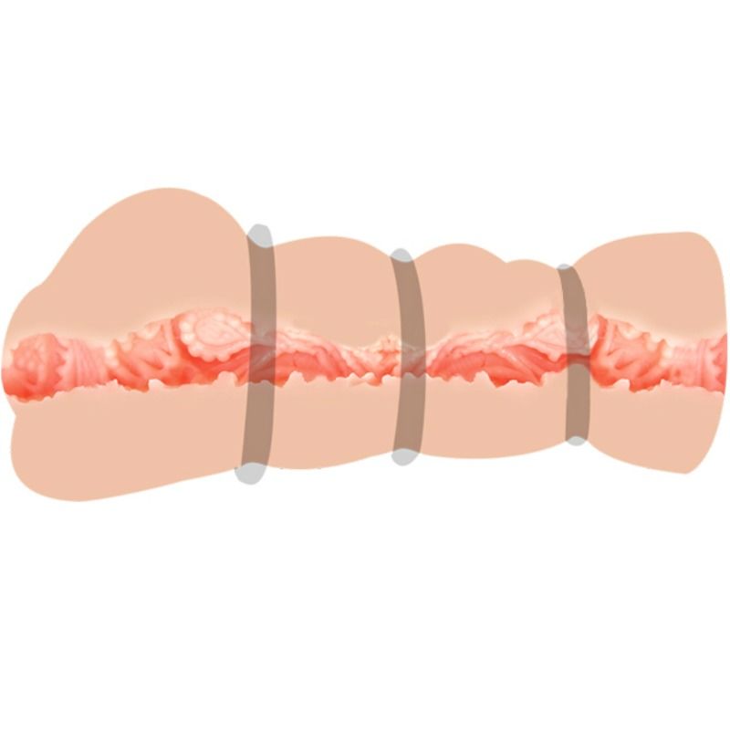 CRAZY BULL - VAGINA MASTURBATOR WITH RINGS - Afbeelding 2