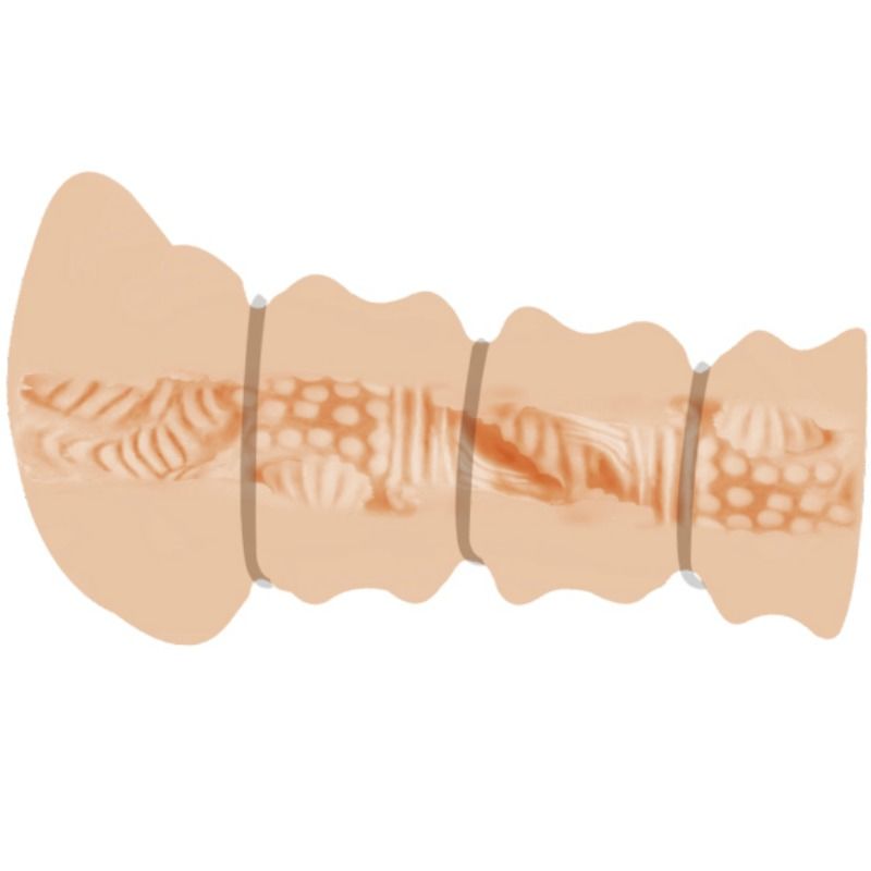 CRAZY BULL - MASTURBADOR WITH RINGS VAGINA MODEL 2 - Afbeelding 4