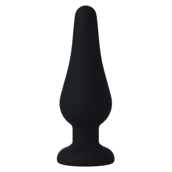 INTENSE - ANAL PLUG PIPO M BLACK SILICONE 11 CM - Afbeelding 2