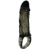 BAILE - PENIS EXTENDER COVER WITH STRAP FOR TESTICLES BLACK 13.5 CM - Afbeelding 5