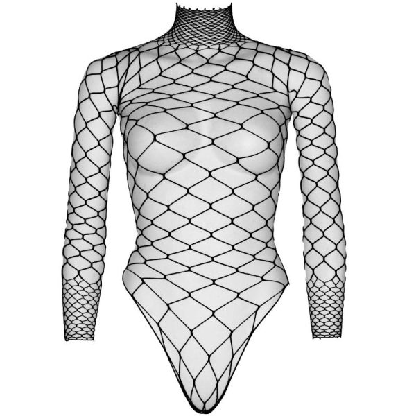 LEG AVENUE - TURTLENECK FISHNET TEDDY ONE SIZE - Afbeelding 3