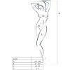 PASSION - WOMAN BS016 RED BODYSTOCKING ONE SIZE - Afbeelding 2