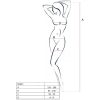 PASSION - WOMAN BS032 BODYSTOCKING BLACK ONE SIZE - Afbeelding 3