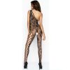 PASSION - WOMAN BS036 BODYSTOCKING BLACK ONE SIZE - Afbeelding 2