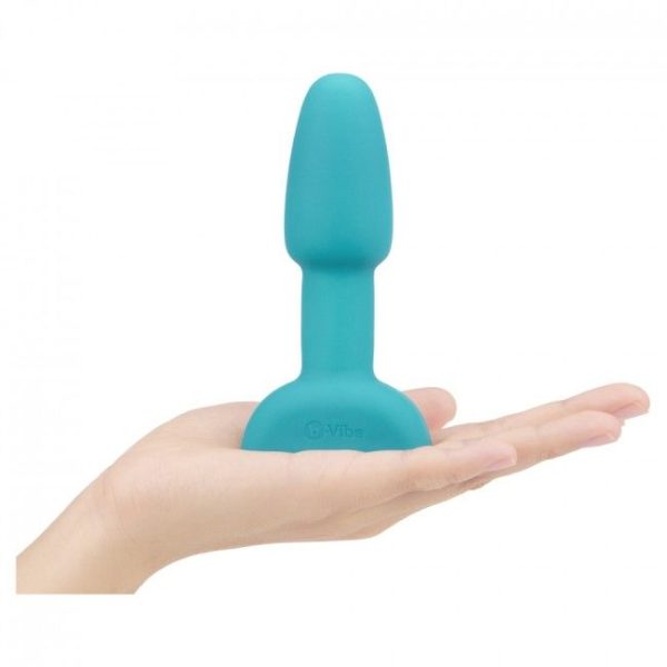 B-VIBE - RIMMING REMOTE CONTROL ANAL PLUG PETITE TEAL - Afbeelding 2