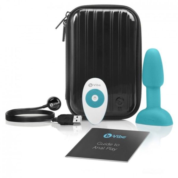 B-VIBE - RIMMING REMOTE CONTROL ANAL PLUG PETITE TEAL - Afbeelding 8