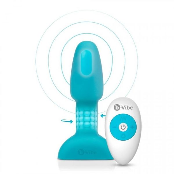 B-VIBE - RIMMING REMOTE CONTROL ANAL PLUG PETITE TEAL - Afbeelding 9