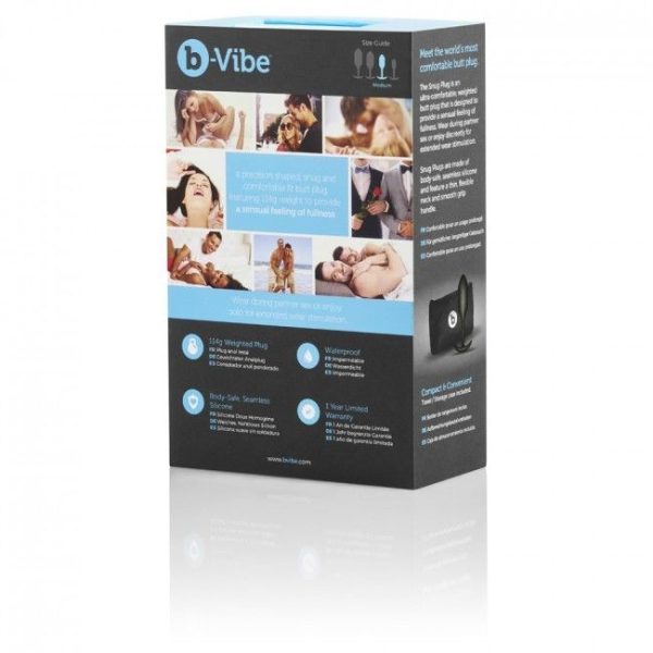 B-VIBE - SNUG ANAL PLUG 2 BLACK - Afbeelding 3