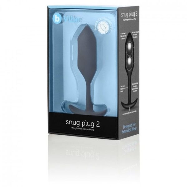 B-VIBE - SNUG ANAL PLUG 2 BLACK - Afbeelding 4