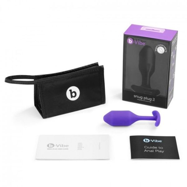 B-VIBE - SNUG ANAL PLUG 2 LILAC - Afbeelding 3