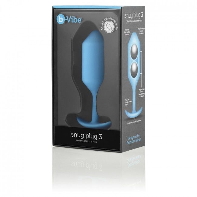 B-VIBE - SNUG ANAL PLUG 3 SKY BLUE - Afbeelding 3