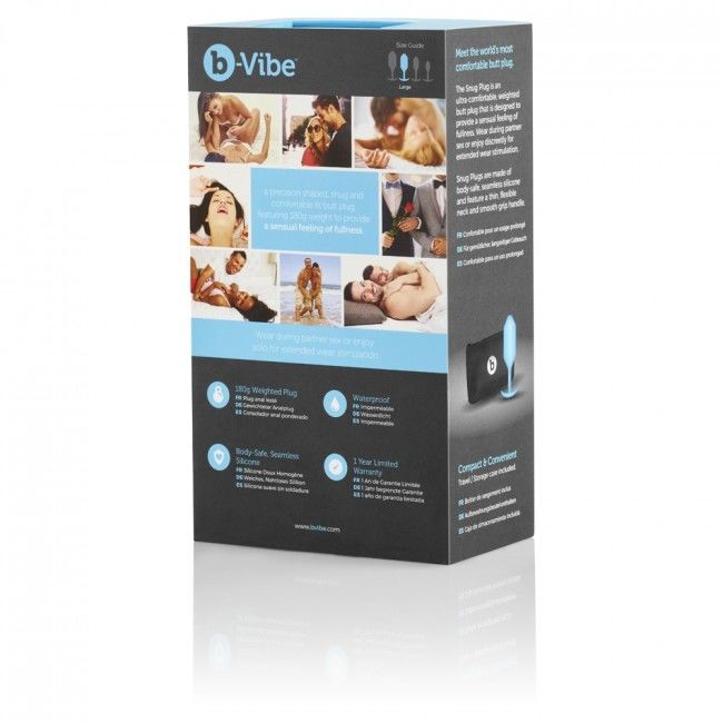 B-VIBE - SNUG ANAL PLUG 3 SKY BLUE - Afbeelding 4