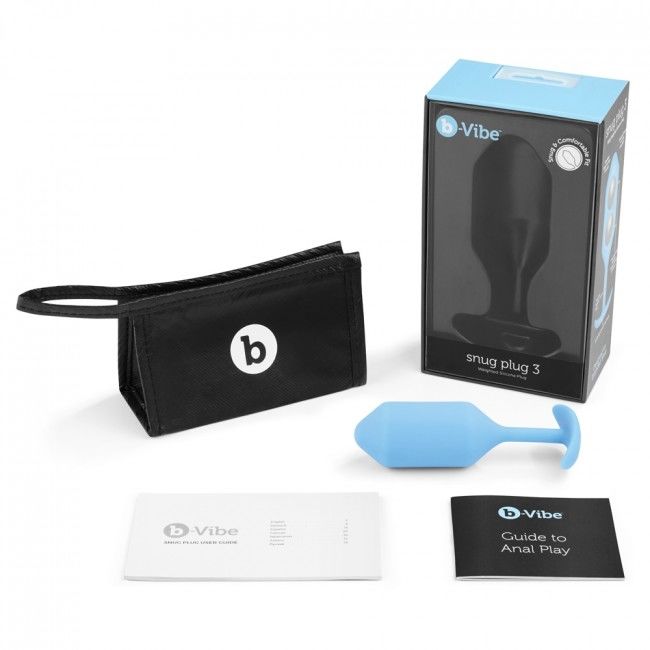 B-VIBE - SNUG ANAL PLUG 3 SKY BLUE - Afbeelding 5