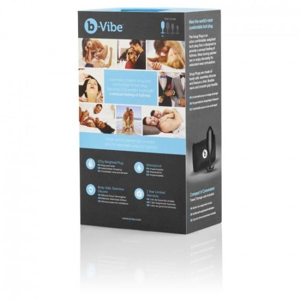 B-VIBE - SNUG ANAL PLUG 4 BLACK - Afbeelding 3