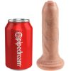 KING COCK - REALISTIC DILDO UNCUT FLESH 15 CM - Afbeelding 5