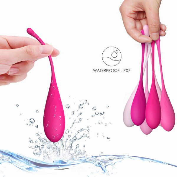 LESLIE - KEGEL FIT PELVIC MUSCLE TRAINING SET 6 WEIGHTS - Afbeelding 5